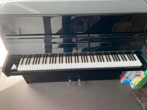Piano - buffetpiano te koop, Muziek en Instrumenten, Piano's, Gebruikt, Piano, Zwart, Hoogglans, Ophalen