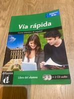 Vía rápida curso intensivo de español - A1-B1, Ophalen of Verzenden, Zo goed als nieuw