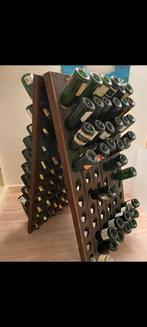 Wijnrek / champagnebord massief hout, Huis en Inrichting, Woonaccessoires | Wijnrekken, Ophalen of Verzenden, Zo goed als nieuw