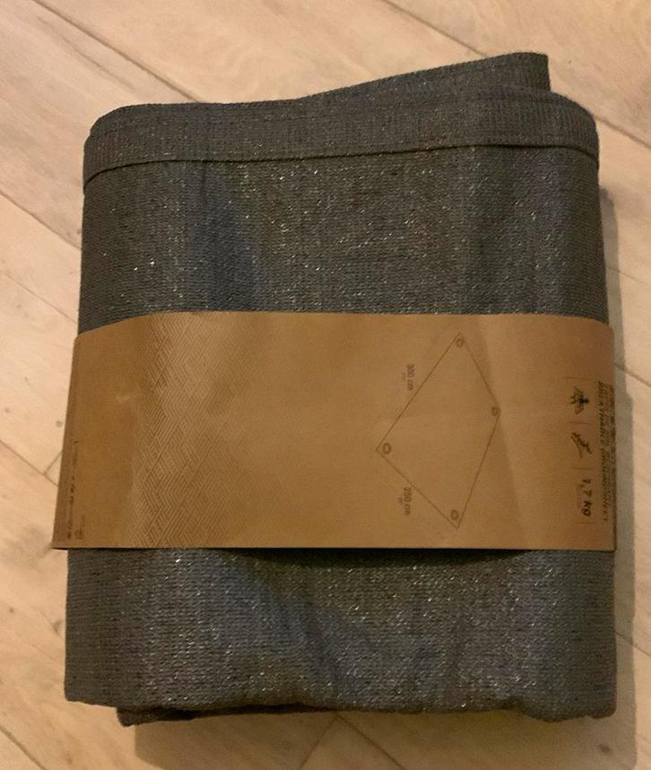 Ademend grondzeil 2,5 x 3 meter, Caravans en Kamperen, Kampeeraccessoires, Zo goed als nieuw, Ophalen