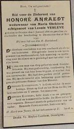 Slachtoffer van de (tweede) oorlog: beschieting, Verzamelen, Bidprentjes en Rouwkaarten, Ophalen of Verzenden, Bidprentje