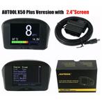 Autool X50 Plus Voiture OBD Multifonction Smart Digital, Enlèvement ou Envoi