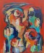 Kunsthandel Gennep - "Kleurige Schimmen", Antiek en Kunst, Kunst | Schilderijen | Modern, Ophalen of Verzenden