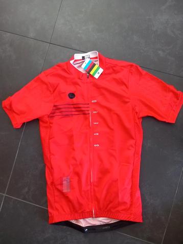 fietsshirt, rood, maat s, nieuw beschikbaar voor biedingen