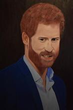 Prince Harry Painting, by joky kamo, Antiquités & Art, Art | Peinture | Moderne, Enlèvement