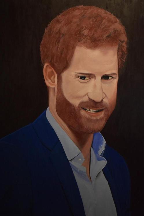 Prince Harry Painting, by joky kamo, Antiquités & Art, Art | Peinture | Moderne, Enlèvement