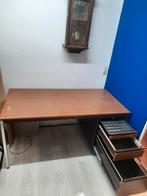 Bureau B=78 cm H =78cm 3 schuiven, metalen, Huis en Inrichting, Bureaus, Ophalen, Gebruikt