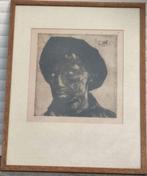 Eau forte le mineur de Georges higuet, Antiek en Kunst, Ophalen of Verzenden