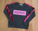 Lola & Liza donkergrijze sweater 'Super' (XXS), Grijs, Maat 34 (XS) of kleiner, Ophalen of Verzenden, Zo goed als nieuw