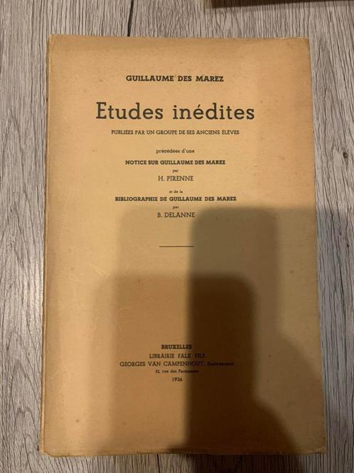 (MIDDELEEUWEN BRUSSEL) Études inédites., Boeken, Geschiedenis | Nationaal, Gelezen, Ophalen of Verzenden