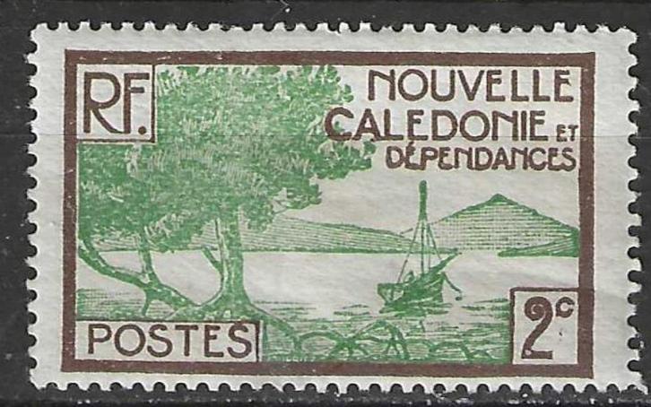 Nieuw Caledonie 1928/1938 - Yvert 139 - Paletuviers 2c. (PF), Postzegels en Munten, Postzegels | Amerika, Verzenden