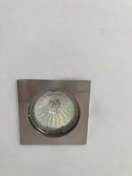 Vierkante metalen inbouwspotjes, Ophalen, Zo goed als nieuw