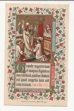 1881 leuven 1e mis bidprentje van de perre litho, Verzamelen, Ophalen of Verzenden, Bidprentje