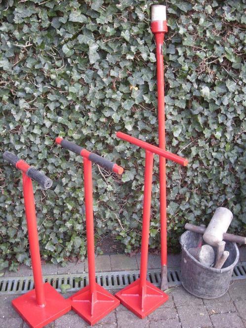 Lot werkmateriaal stratenmaker / klinkerwerken, Doe-het-zelf en Bouw, Gereedschap | Handgereedschap, Gebruikt, Ophalen
