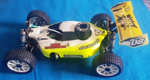 Hotbodies/HB - HPI Racing D8 buggy met een Argus .21 A52, Hobby en Vrije tijd, Modelbouw | Radiografisch | Auto's, Gebruikt, Auto offroad