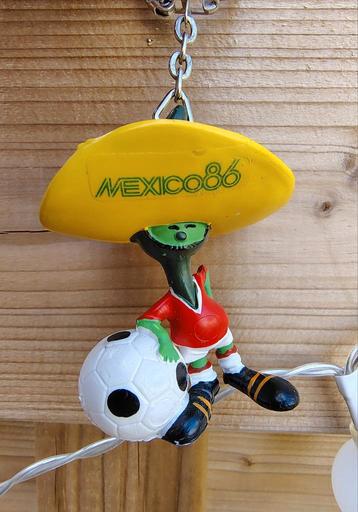 Mexico 1986 wk voetbal vintage sleutelhanger beschikbaar voor biedingen