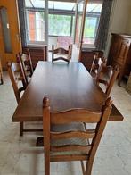 eiken eetkamer, Huis en Inrichting, Ophalen, Gebruikt, Klassiek, 4 tot 6 stoelen