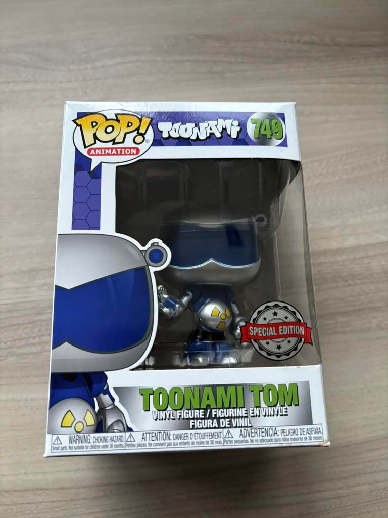 Funko Pop! Toonami Tom #749 Toonami - Exclusive, Verzamelen, Poppetjes en Figuurtjes, Zo goed als nieuw, Ophalen of Verzenden