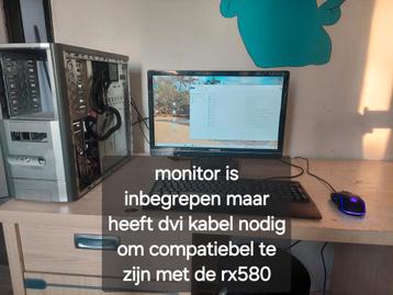 Budget gaming setup with rx580 2048sp 8GB en 12GB ram, Enlèvement, Gaming, HDD
