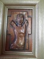 Bronzen kunstwerk, met kader, zeer decoratief, Antiek en Kunst, Ophalen, Brons