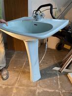 Lavabo avec robinet, socle et porte-savon, Bricolage & Construction, Enlèvement, Utilisé, Lavabo