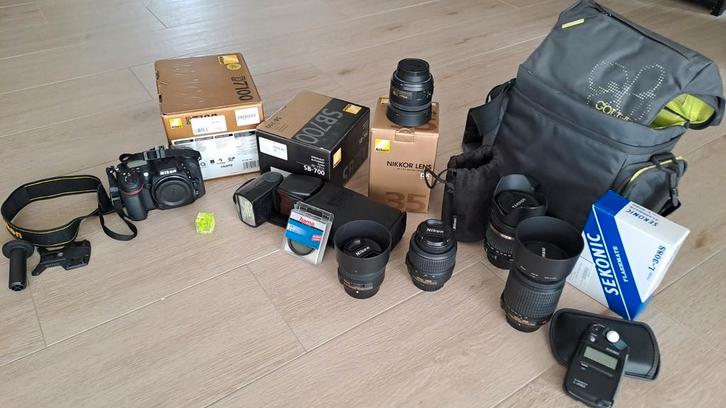 Nikon totaal luxe starterspakket, all in, Audio, Tv en Foto, Foto | Doka Apparatuur, Ophalen