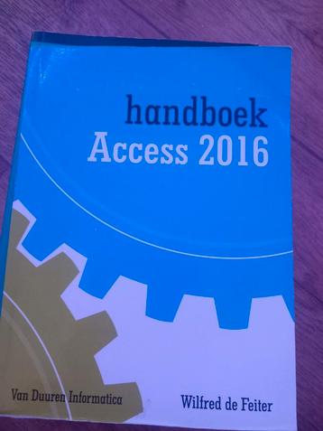 Access 2016 handboek  beschikbaar voor biedingen