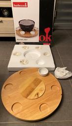 Barbecook Draaitafel - Draaitafel met 6 schalen, Ophalen of Verzenden, Nieuw, Rond, Hout