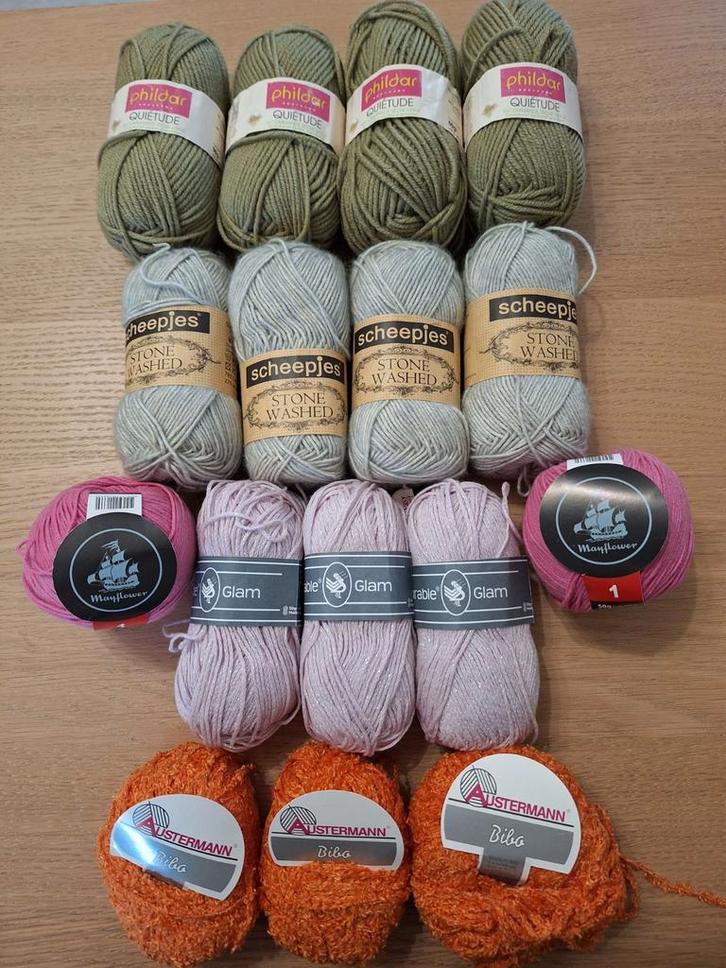 Mooi lot breigaren van goede kwaliteit merken, Hobby en Vrije tijd, Breien en Haken, Ophalen of Verzenden