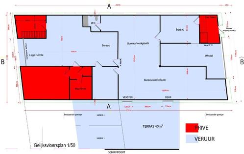 propriété commerciale à louer, Immo, Maisons à louer, Bruges, Autres types, En direct du propriétaire, A++