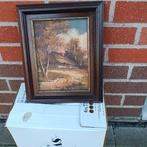 mooi klein schilderijtje op doek, Maison & Meubles, Moins de 50 cm, Comme neuf, Enlèvement, Création originale