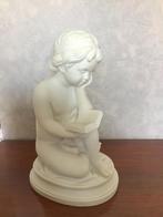 Wit porseleinen beeld hoogte 32 cm, Antiek en Kunst, Ophalen