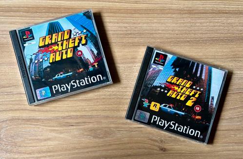Grand Theft Auto 1 & 2 (Playstation 1 / PSone), Games en Spelcomputers, Games | Sony PlayStation 1, Gebruikt, Avontuur en Actie