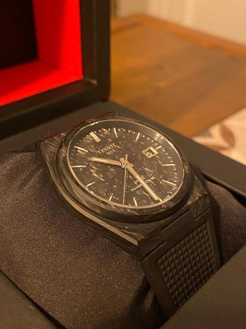 Tissot Prx carbon (7-2-2025) full set, Handtassen en Accessoires, Horloges | Heren, Zo goed als nieuw, Polshorloge, Overige merken