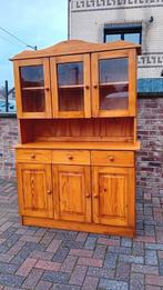 Buffet vitrine pin LIVRAISON GRATUITE, Maison & Meubles, Armoires | Buffets, Enlèvement, Pin