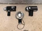 Vintage 2x Super 8 video camera’s + cameraflitser, Audio, Tv en Foto, Ophalen, Camera