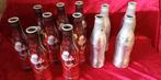 Coca cola metalen lege flesjes 12 stuks, Ophalen of Verzenden, Zo goed als nieuw