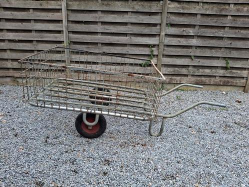 Grootte en stevige buizenkar , stootkar, stootwagen,, Tuin en Terras, Kruiwagens, Zo goed als nieuw, Ophalen