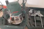 Bosch Router - POF 1400 ACE, Doe-het-zelf en Bouw, Gereedschap | Freesmachines, Ophalen, Gebruikt, Bovenfrees, Bosch groen