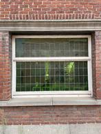Groen glas in lood - GRATIS, Doe-het-zelf en Bouw, Ophalen, Gebruikt, Gevelraam of Ruit, Glas in lood