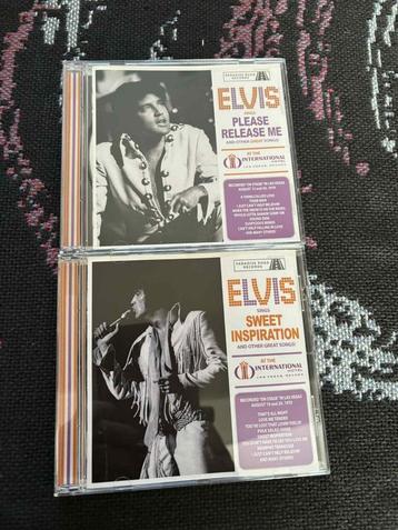 Elvis 2 live bootleg cd's, please release me  beschikbaar voor biedingen