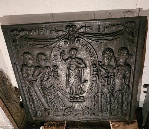 TAQUE EN FONTE ORVAL 1715, Antiek en Kunst, Curiosa en Brocante, Ophalen of Verzenden
