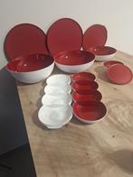 Allegra Tupperware schotelset, Ophalen of Verzenden, Zo goed als nieuw, Rood, Overige typen