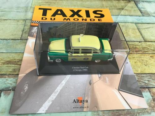TAXI CHECKER Cab Chicago 1970-80 1/43 IXO UH Neuf+Boite+Mag, Hobby en Vrije tijd, Modelauto's | 1:43, Nieuw, Auto, Universal Hobbies