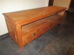 Buffet bas en teck meuble TV avec tiroirs armoire basse teck, Enlèvement