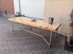 Tafel, Huis en Inrichting, Tafels | Eettafels, Ophalen, Gebruikt, 200 cm of meer, 50 tot 100 cm