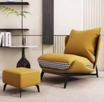 LoireDesign Moderne Loungefauteuil met Voetensteun, Design, Nieuw, 75 tot 100 cm, Ophalen of Verzenden