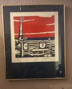 Gustave Camus, lithografie, genummerd, gesigneerd, Antiek en Kunst, Kunst | Litho's en Zeefdrukken