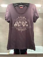 T-shirt AC-DC taupe de la marque Only (S)., Manches courtes, Only, Taille 36 (S), Comme neuf
