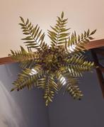 Vintage lamp Varens, groen metalen bladeren, 1960, Germany, Ophalen of Verzenden